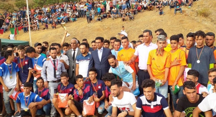 عامل إقليم تاونات يشرف على توزيع الجوائز على الفائزين بدوري تورطة بسيد المخفي