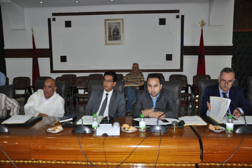 المصادقة بالأجماع على جميع النقط المدرجة بجدول أعمال الدورة العادية لمجموعة الجماعات التعاون بتاونات