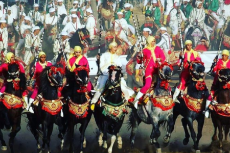 التبوريدة النسوية” تلهب الأنظار بموسم مولاي عبدالله أمغار بالجديدة”